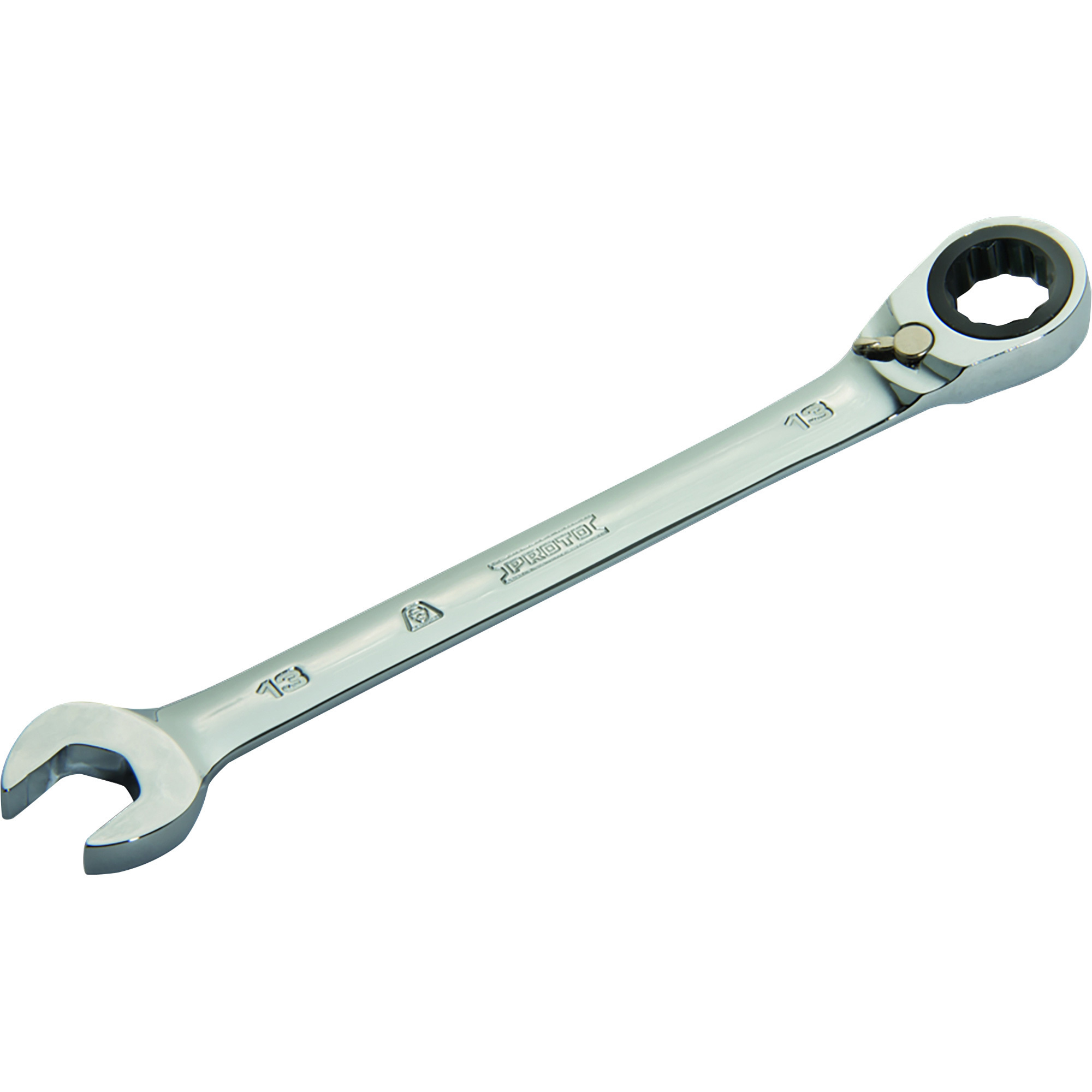Proto 8mm Combination Non-Reversible Ratcheting Wrench, 12-Point, Model# JSCVM08T